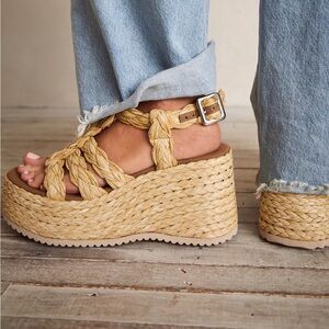 Raffia Rendezvous Wedge Sandals